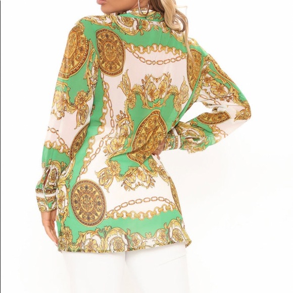- Embroidered Print Blouse - Picture 5 of 5